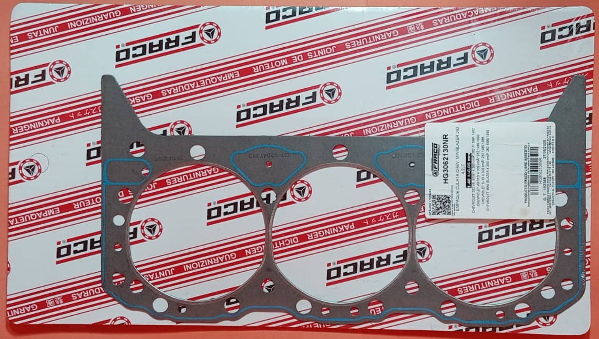 JUNTA DE CULATA CHEVROLET 262 VIN 4.3L 85/92