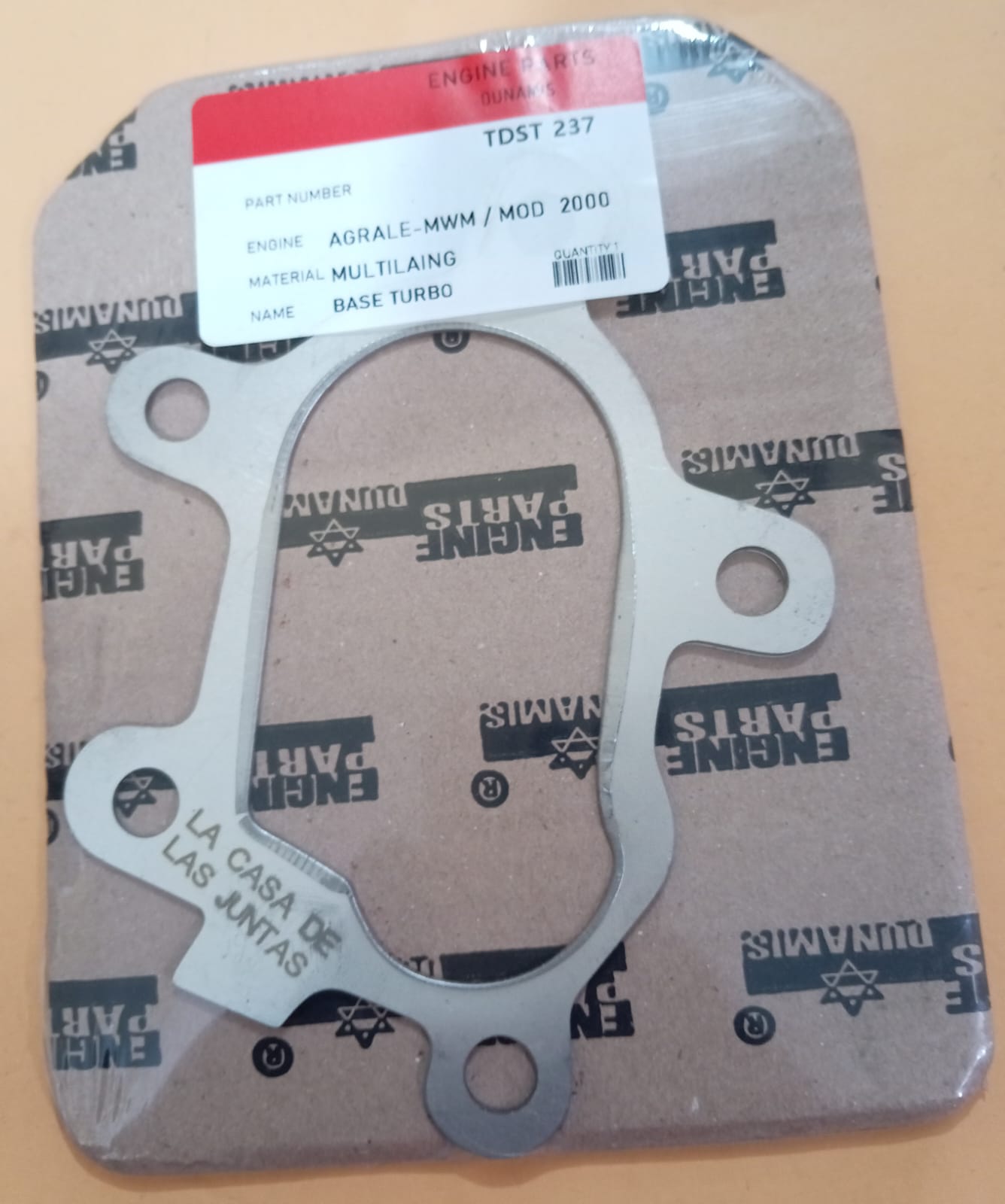 JUNTA DE TURBO AGRALE - MWM Mod: 2000 Estrella