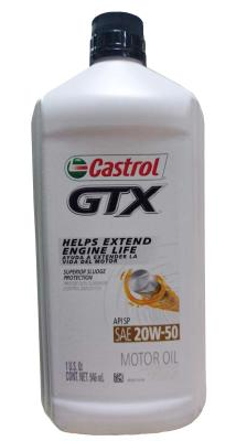 CASTROL GTX 20W50 CUARTO