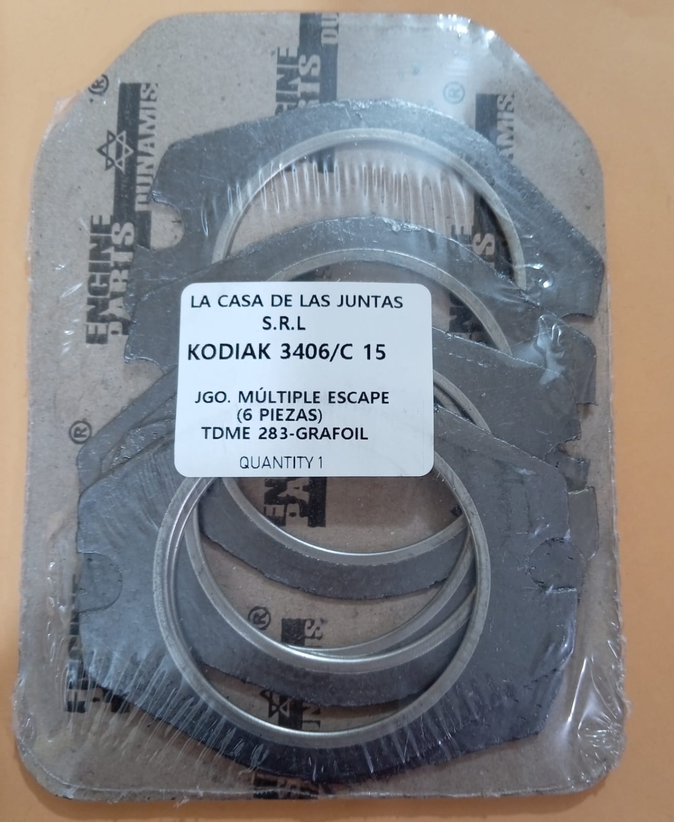 ESCAPE. KODIAK - CATERPILLAR 3406 (6 Piezas)