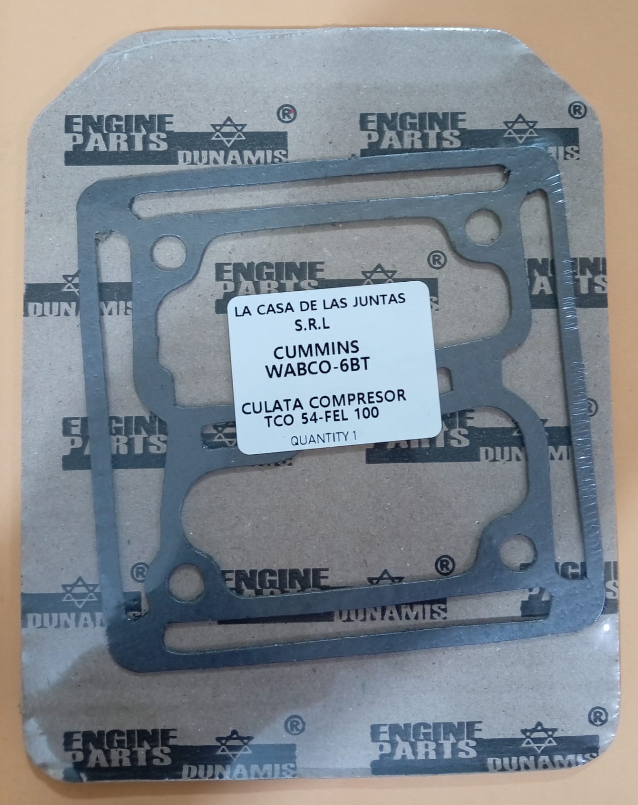 JUNTA DE CULATA COMPRESOR WABCO - 6BT - CUMMINS 160