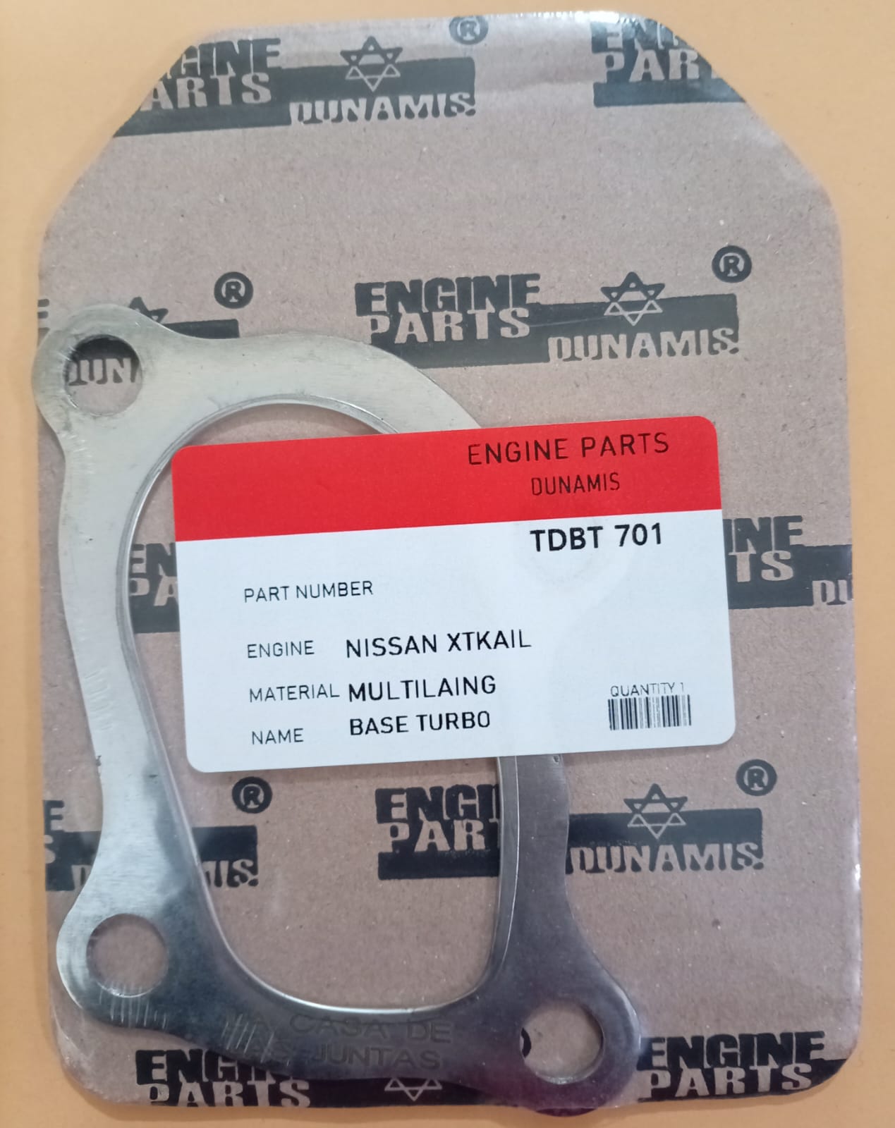 JUNTA DE TURBO BASE TURBO NISSAN XTRAIL