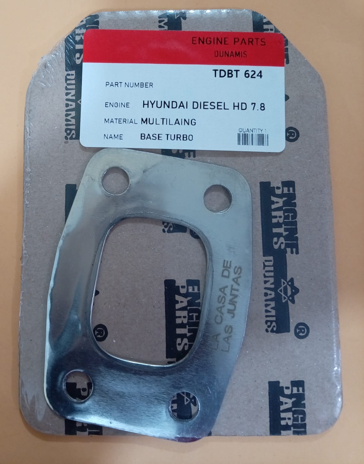 JUNTA DE TURBO BASE TURBO HYUNDAI DIESEL HD 7.8