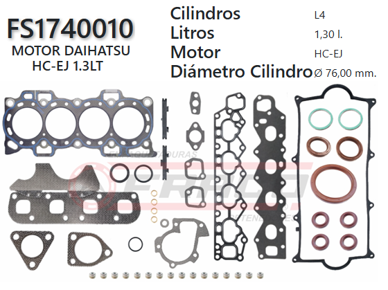 Junta de JUEGO JUNTAS DAIHATSU TERIOS 1.3 98/UP
