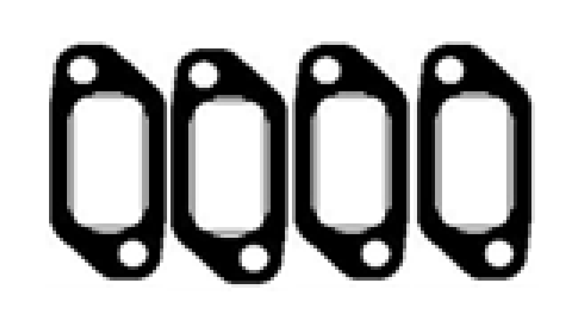 JUNTA DE ESCAPE. MWM 4.10T/TCA 4.3LT.AGRICOLA - MARCOPOLO (SET)