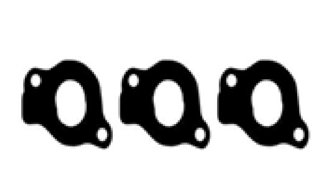 JUNTA DE ESCAPE. HONDA ACTY 3 CIL. (X3)