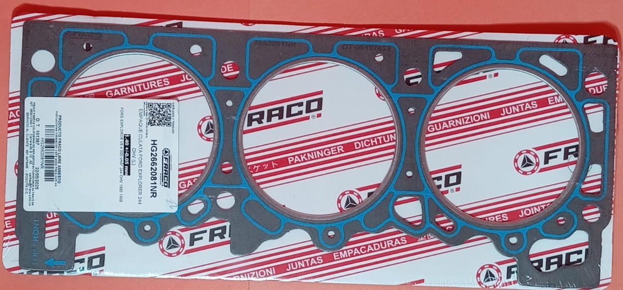 JUNTA DE CULATA FORD 244 OVH-OHV 4000CC EXPLORER 90/99 DER