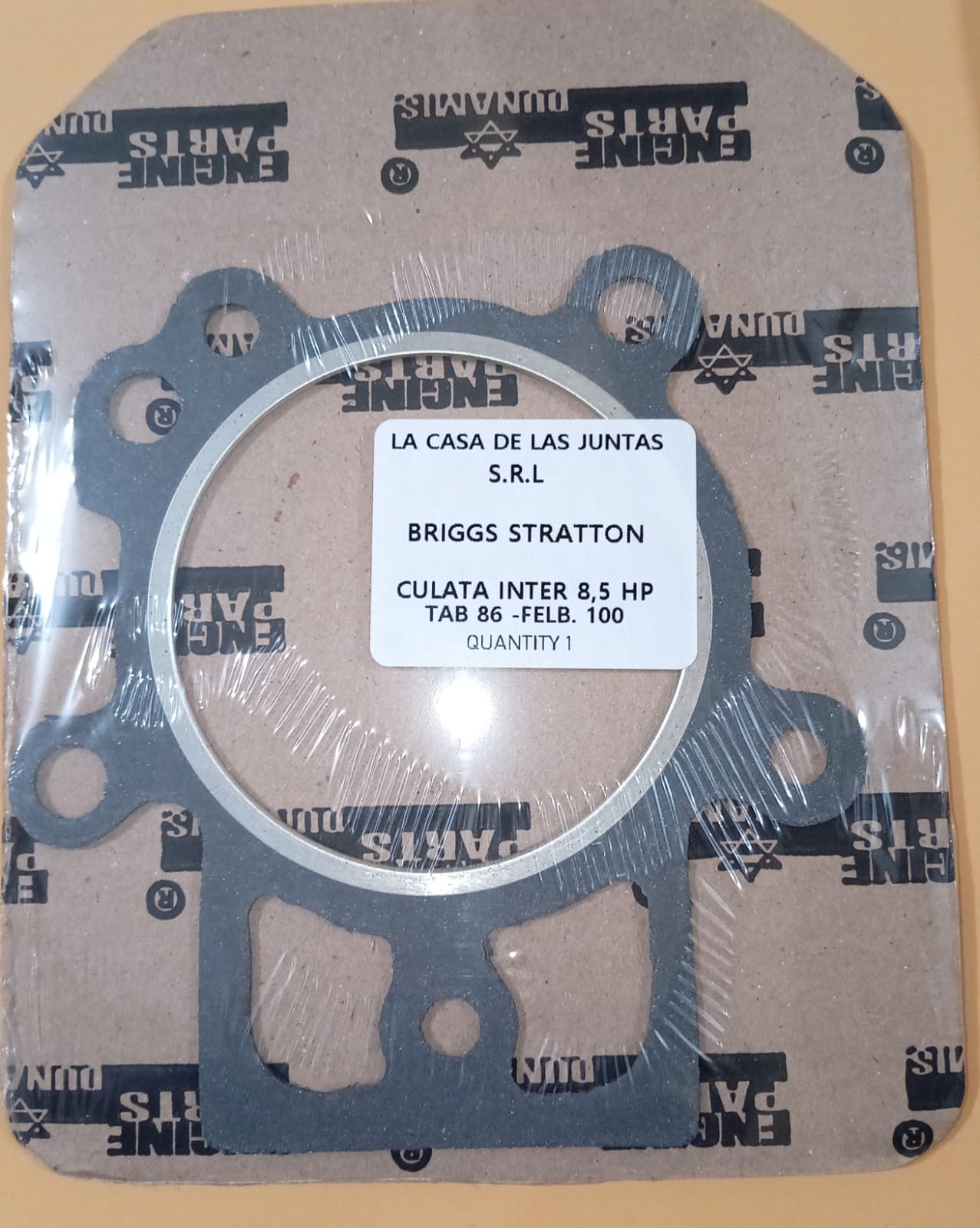 JUNTA DE CULATA BRIGGS STRATTON INTER 8.5 HP INTER