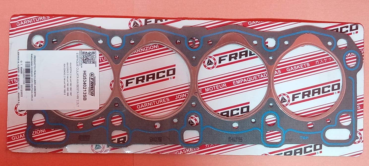 JUNTA DE CULATA KIA BESTA, MAZDA R2/RF - 2.0/2.2 84UP