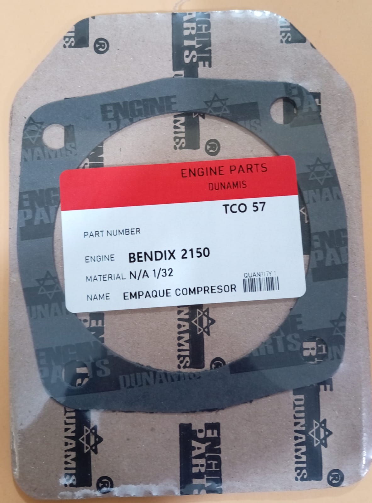 JUNTA DE CULATA COMPRESOR BENDIX 2150