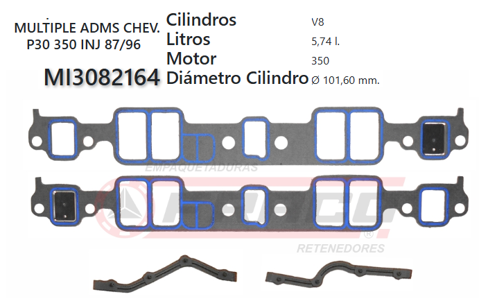 JUNTA DE ADMISION CHEVROLET S10/S20 305/350