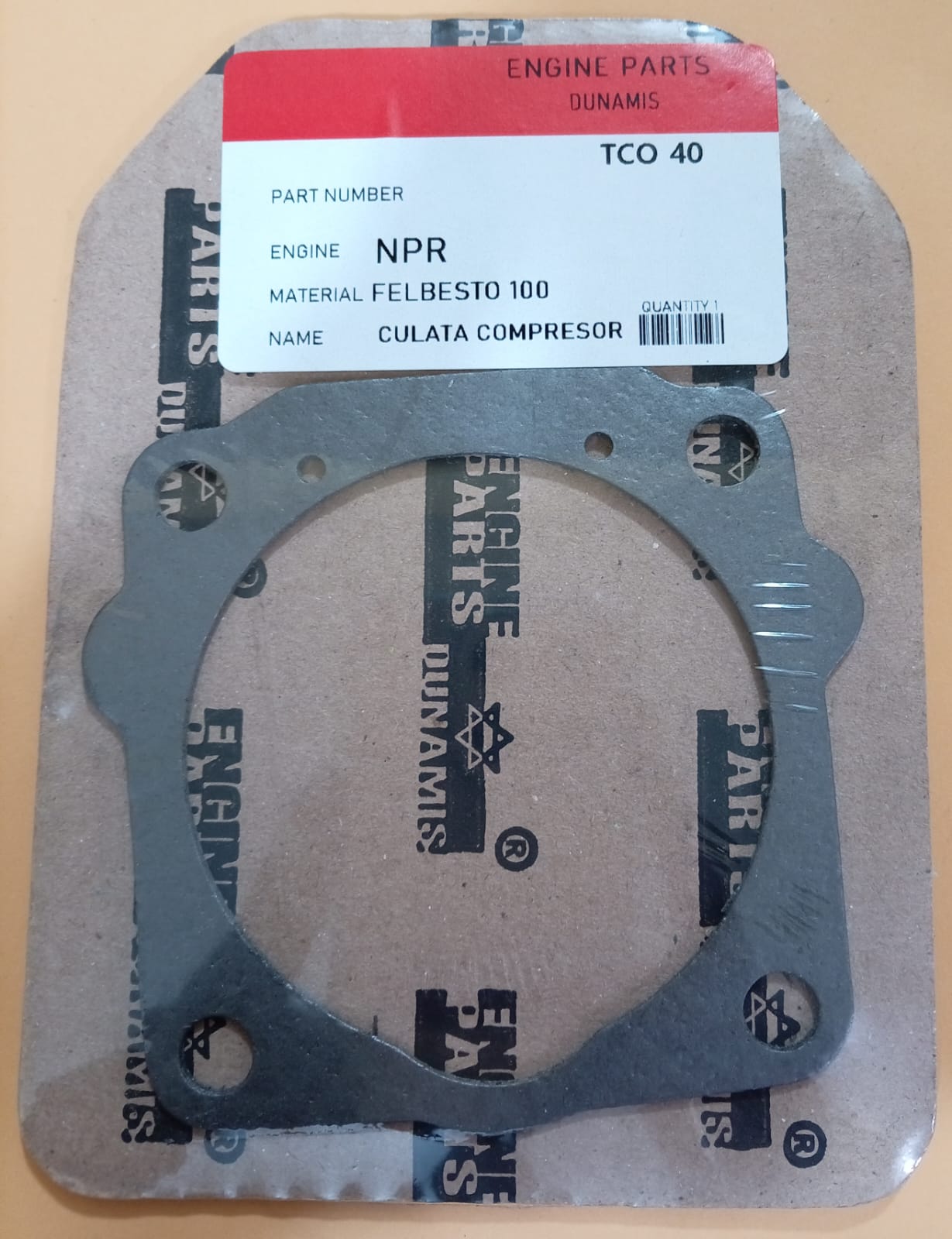 JUNTA DE CULATA CILINDRO COMPRESOR NPR - JAC