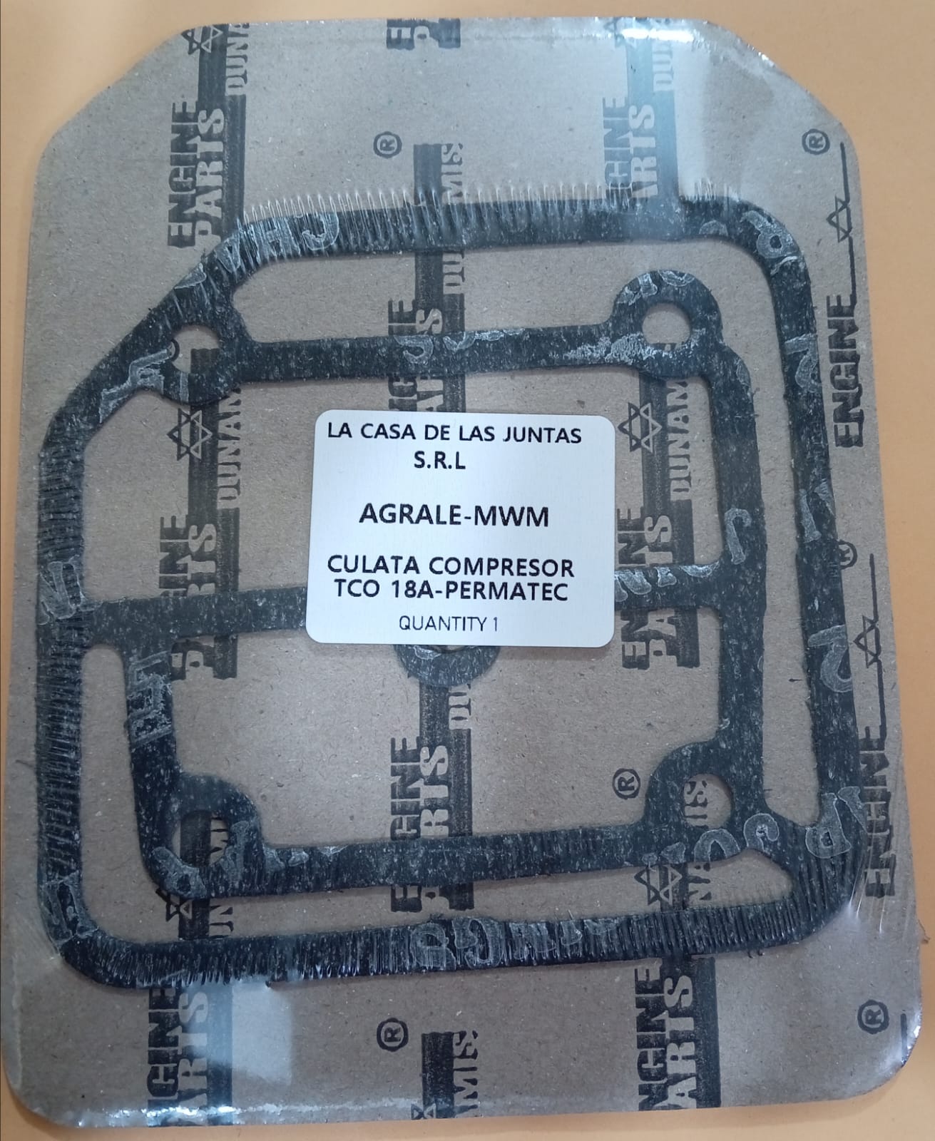 JUNTA DE CULATA COMPRESOR MWM - AGRALE (SIN DIVISION)