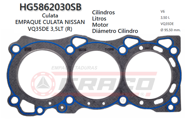 CULATA NISSAN PATHFINDER, FRONTIER VQ35DE/VQ40DE 3.5/4.0 (L)