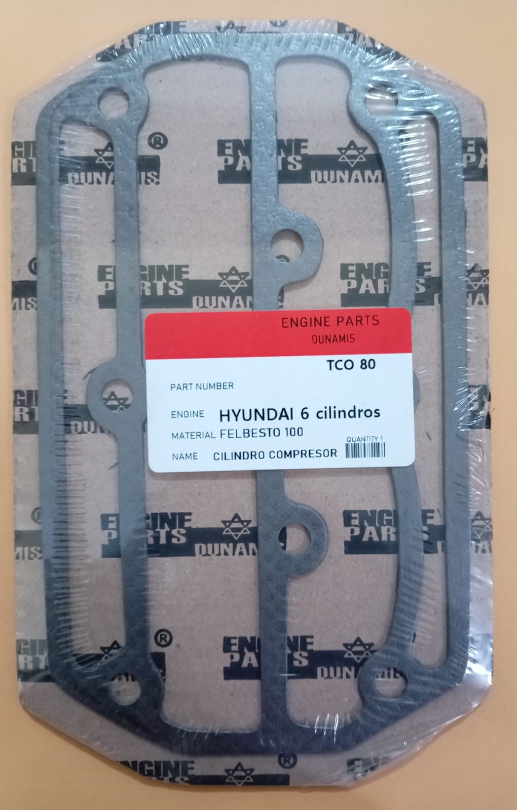 JUNTA DE CULATA COMPRESOR HYUNDAI 6 CIL.