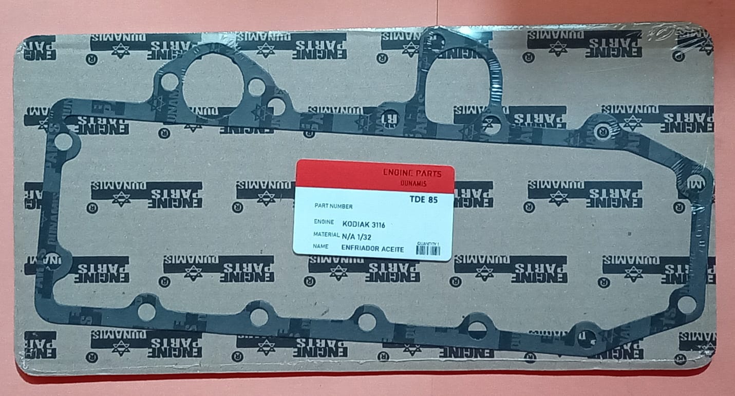 JUNTA DE BOMBA DE ACEITE ENFRIADOR DE ACEITE KODIAK - CATERPILLAR 3116