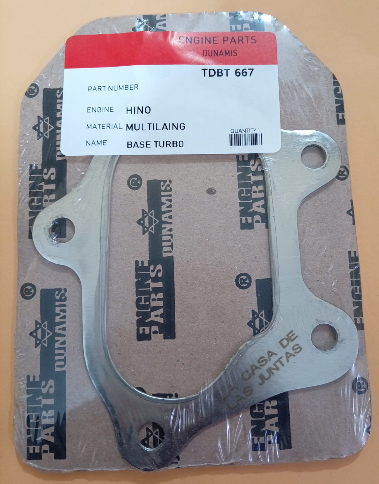 JUNTA DE TURBO BASE TURBO HINO