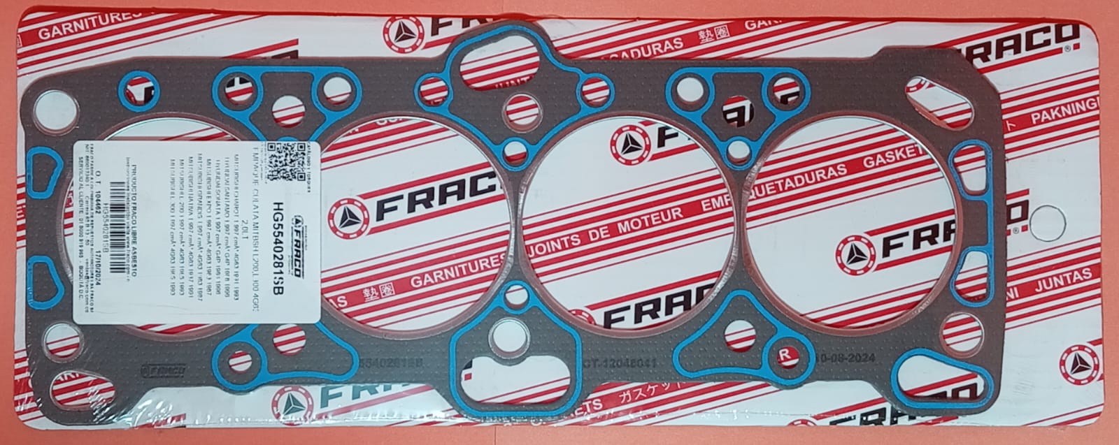 JUNTA DE CULATA MITSUBISHI L200/300 PICKUP 4G63 2.0 81/93