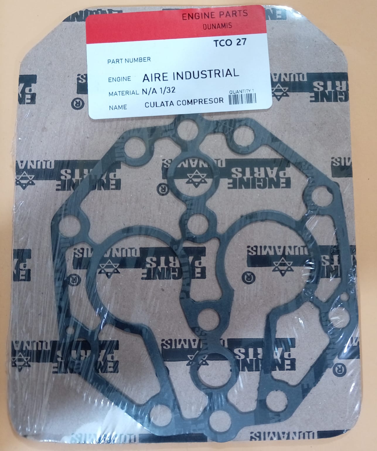 JUNTA DE CULATA COMPRESOR AIRE INDUSTRIAL PINTAR