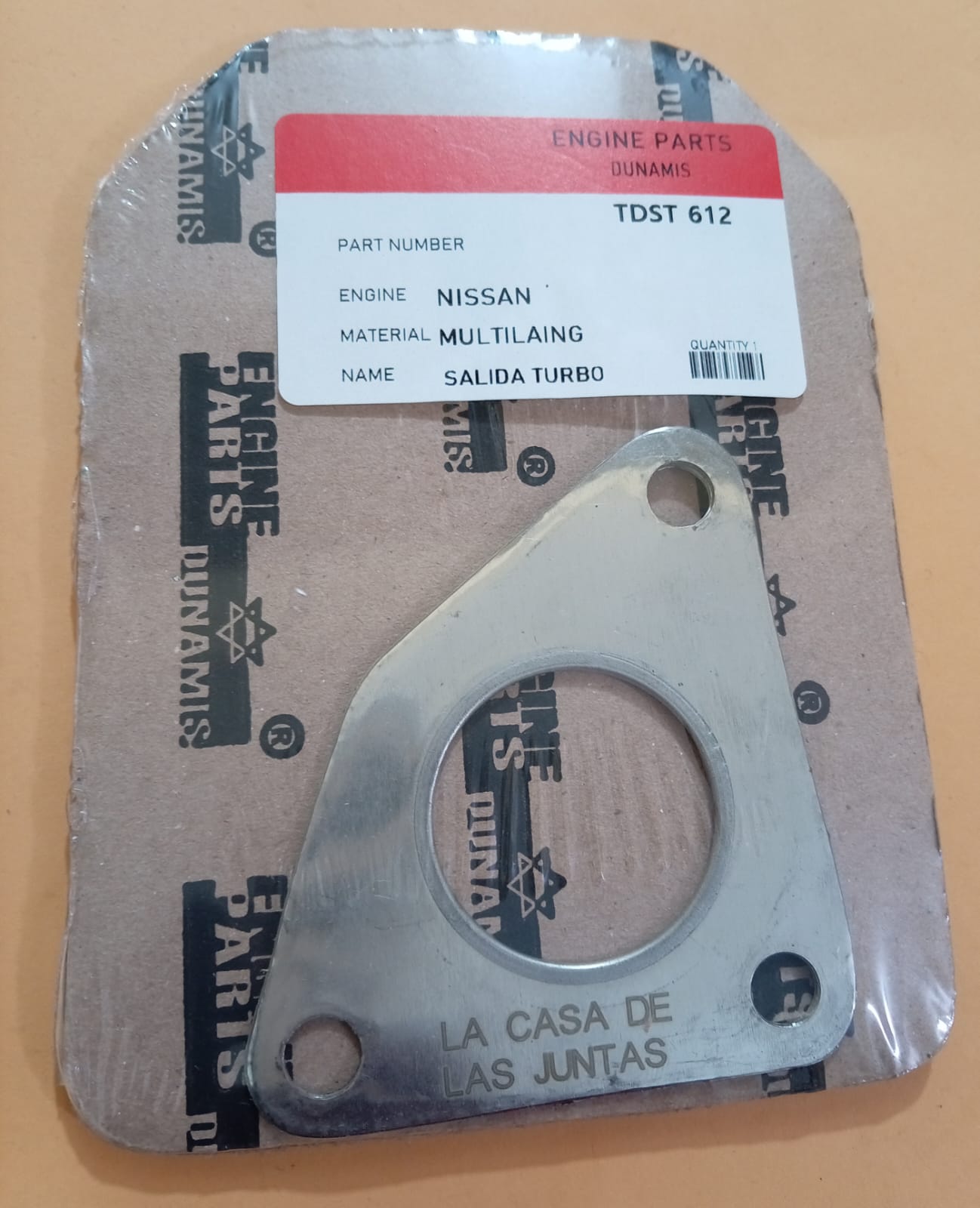 JUNTA DE TURBO Emp. Salida turbo NISSAN