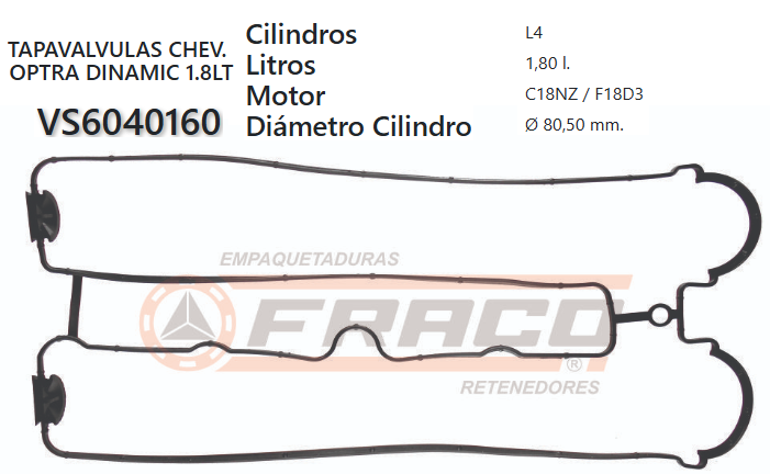 JUNTA DE T/VALVULA SUZUKI FORENZA, X20 XEV, 2.0L, 05UP
