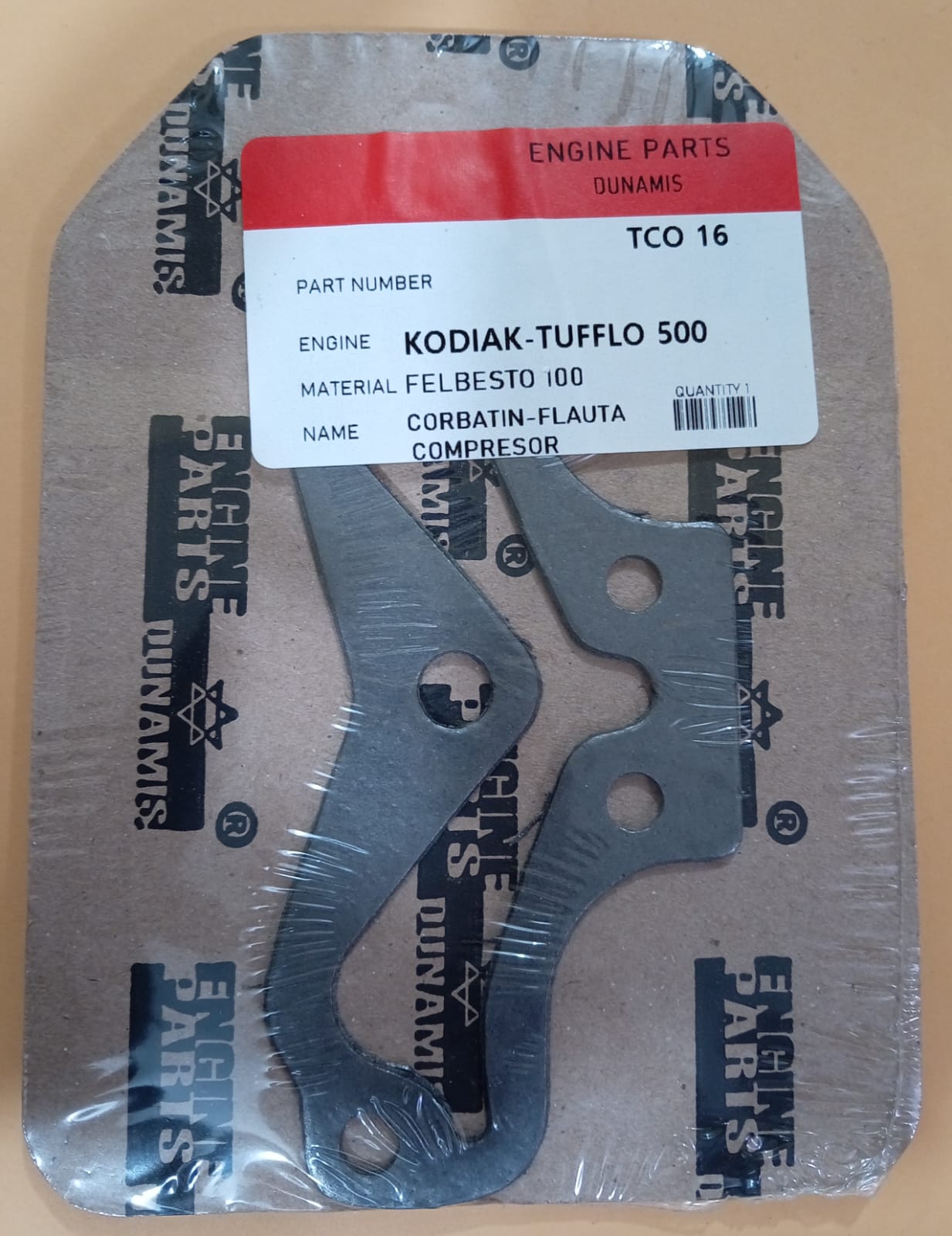 JUNTA DE CULATA COMPRESOR, CORBATIN, HUESO, FLAUTA KODIAK/TUFLO 550