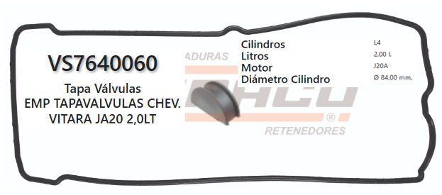 JUNTA DE T/VALVULA SUZUKI GRAND VITARA 2.0 J20A 98/UP