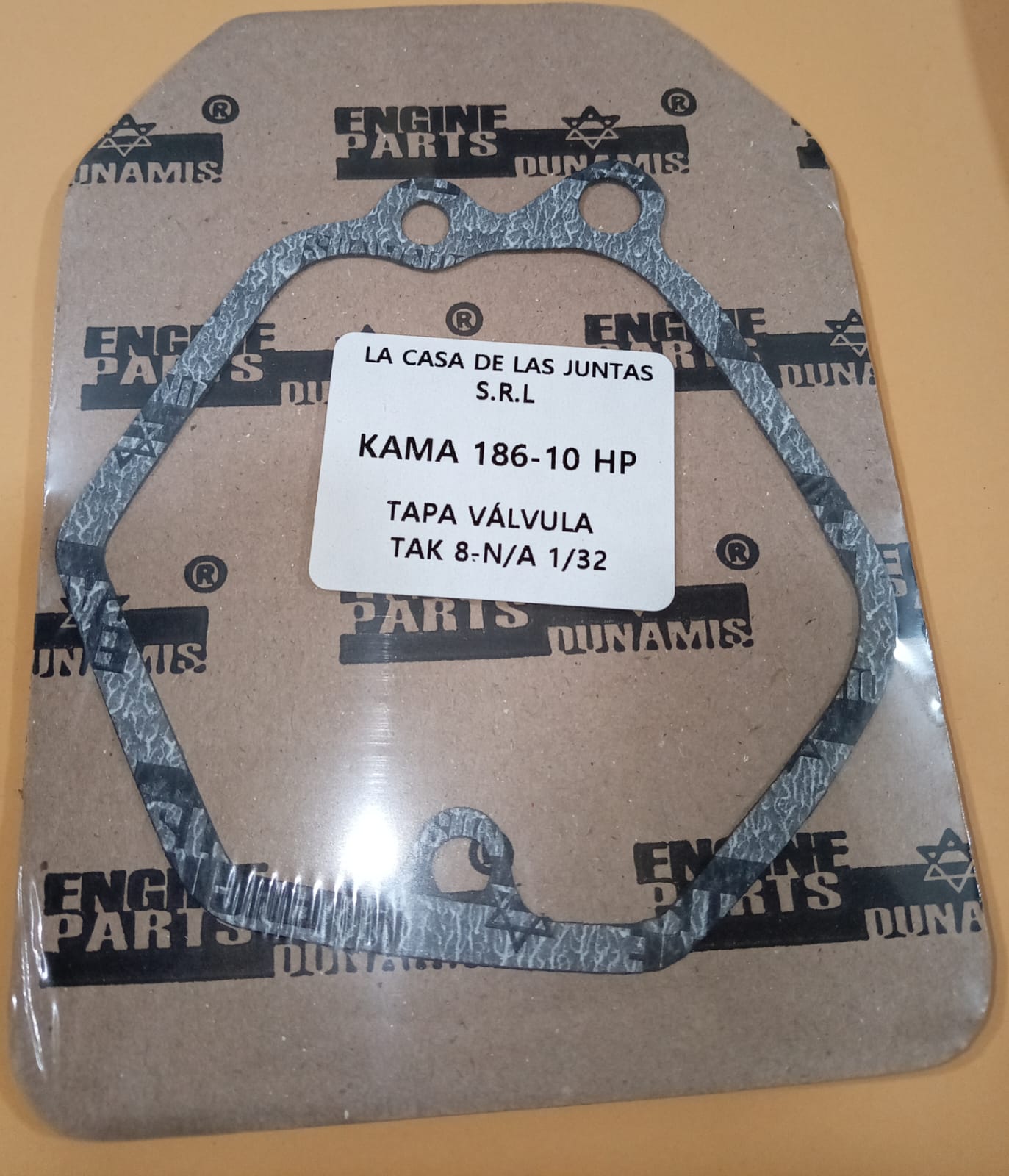 JUNTA DE T/VALVULA YANMAR L100 / KAMA 186 - 10 H P