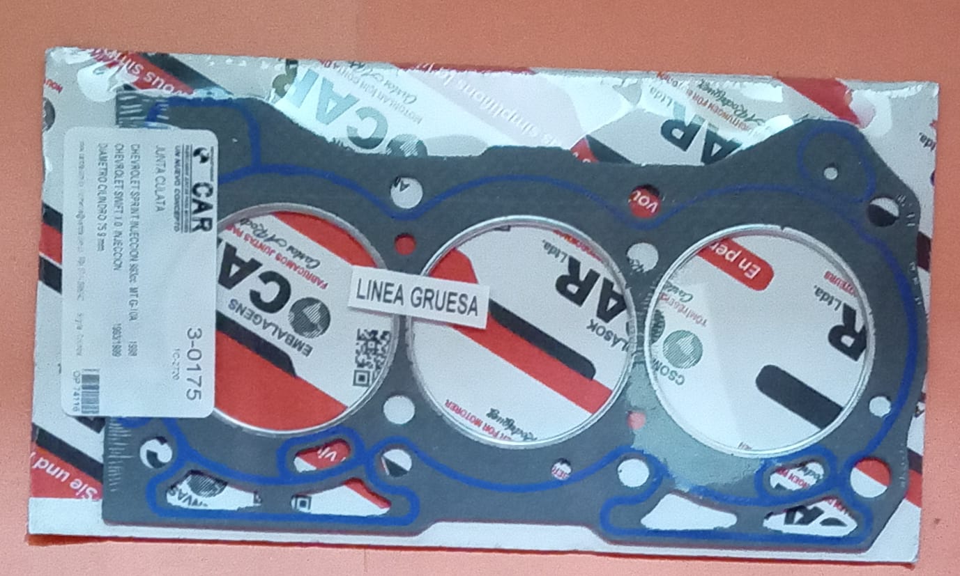Junta de CULATA SUZUKI G10A 98/03 SPRINT INJ (LINEA GRUESA 3/32"""