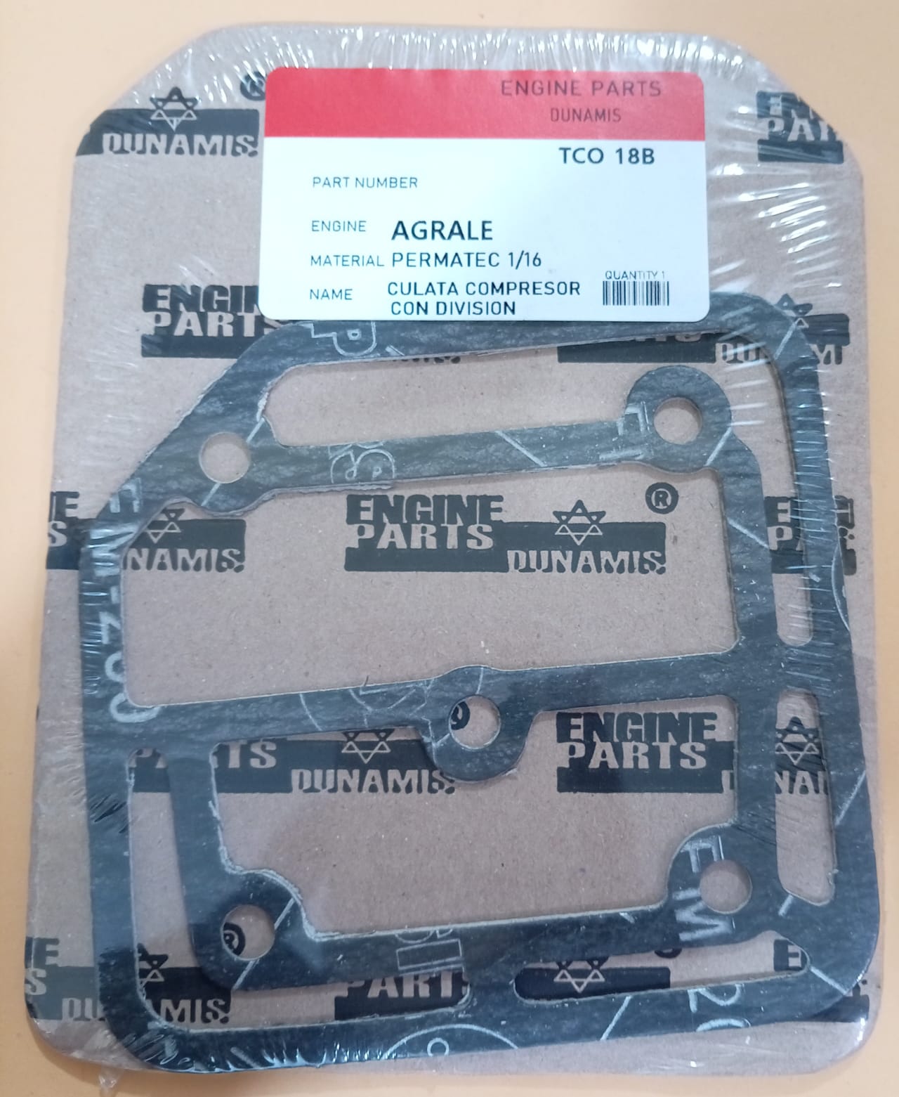 JUNTA DE CULATA COMPRESOR MWM - AGRALE (CON DIVISION)