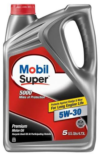 MOBIL 5W30 SUPER 5000 (GL) 5 QT