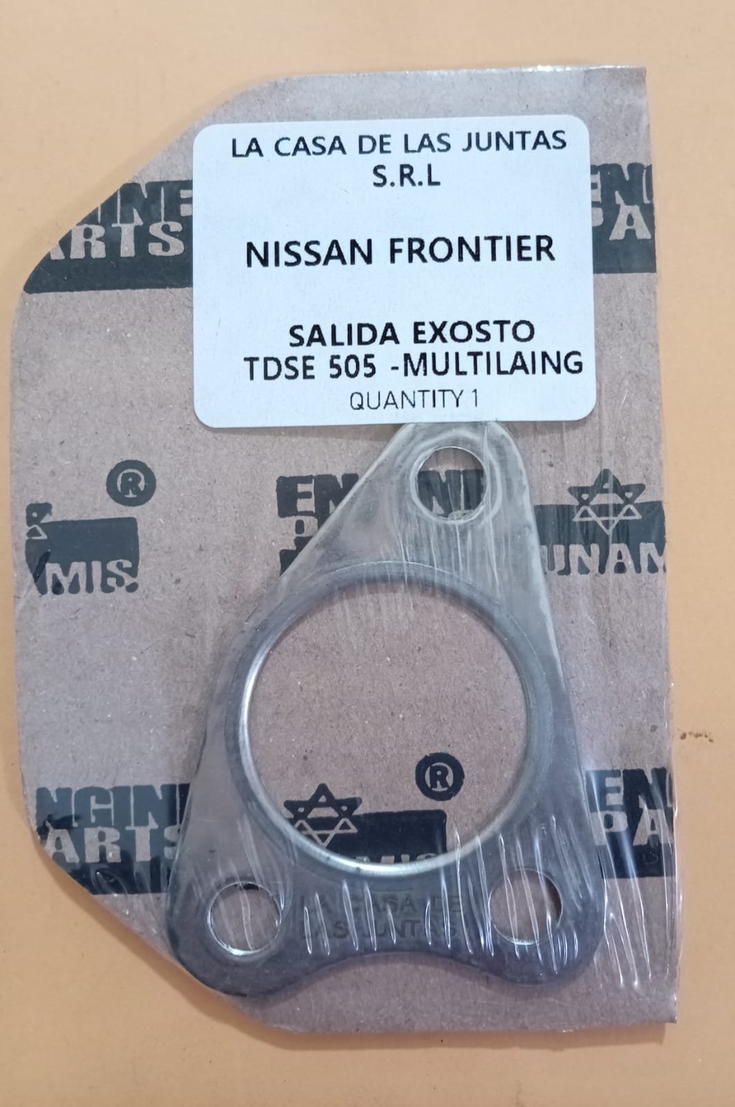 JUNTA DE MUFFLER Emp. Salida exosto pequeño FRONTIER