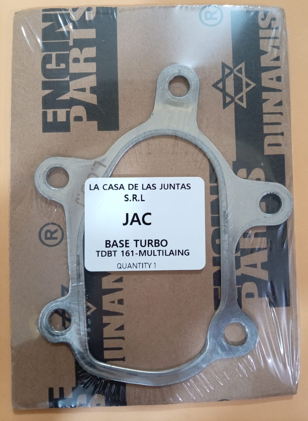 JUNTA DE TURBO JAC/NISSAN MT 3000