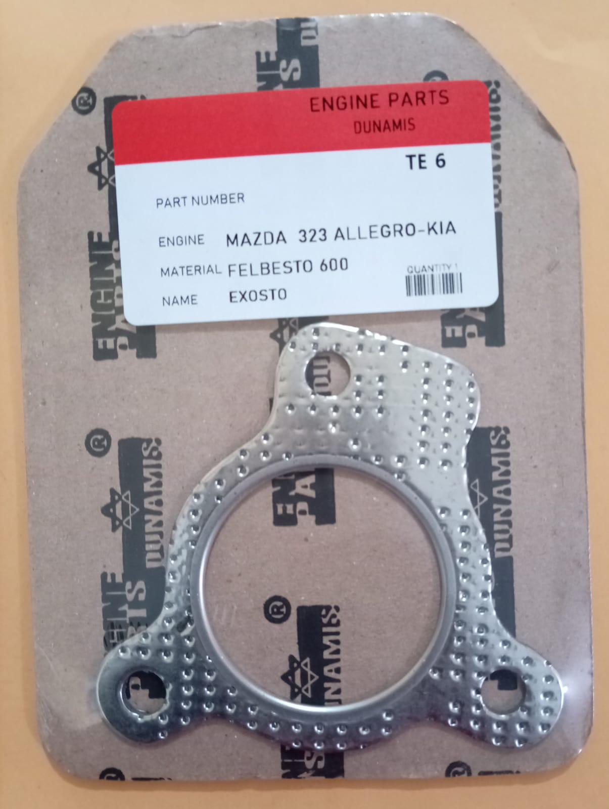 JUNTA DE ESCAPE. MAZDA 323 ALLEGRO - KIA