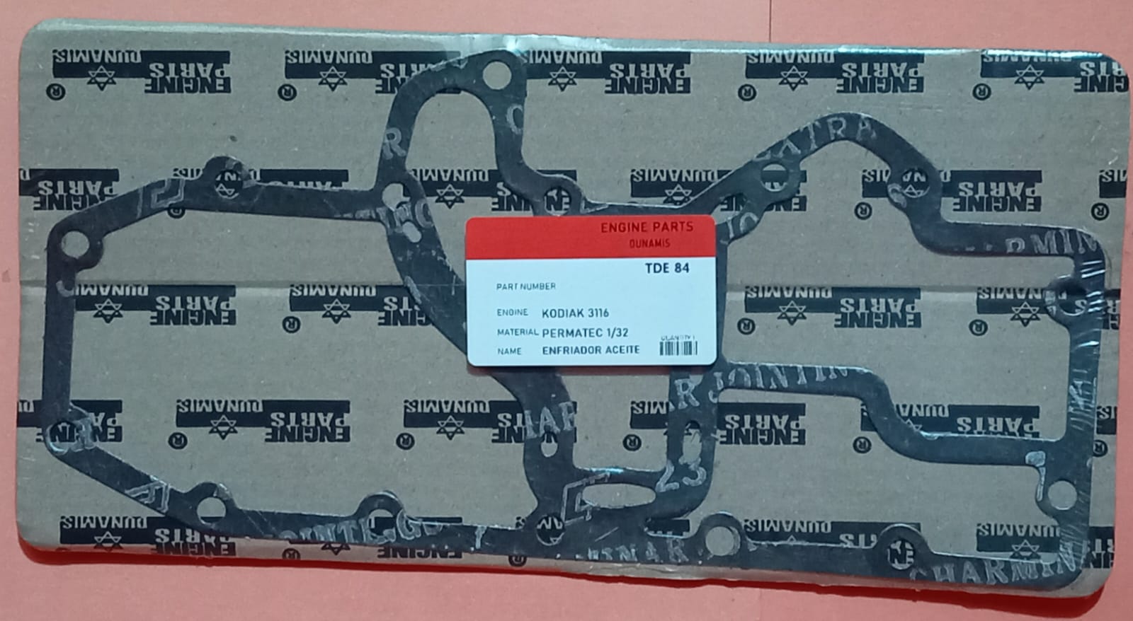 JUNTA DE BOMBA DE ACEITE ENFRIADOR DE ACEITE KODIAK - CATERPILLAR 3116