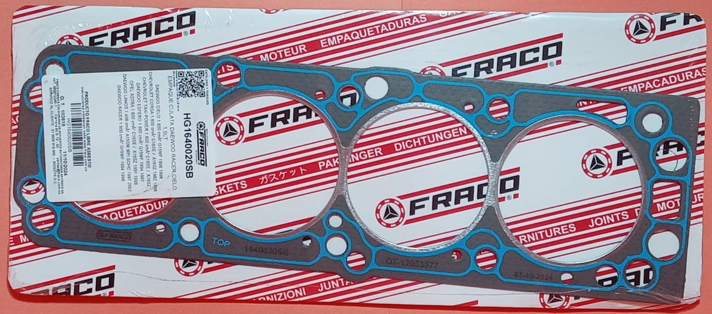 JUNTA DE CULATA DAEWOO RACER 1.5 LANOS