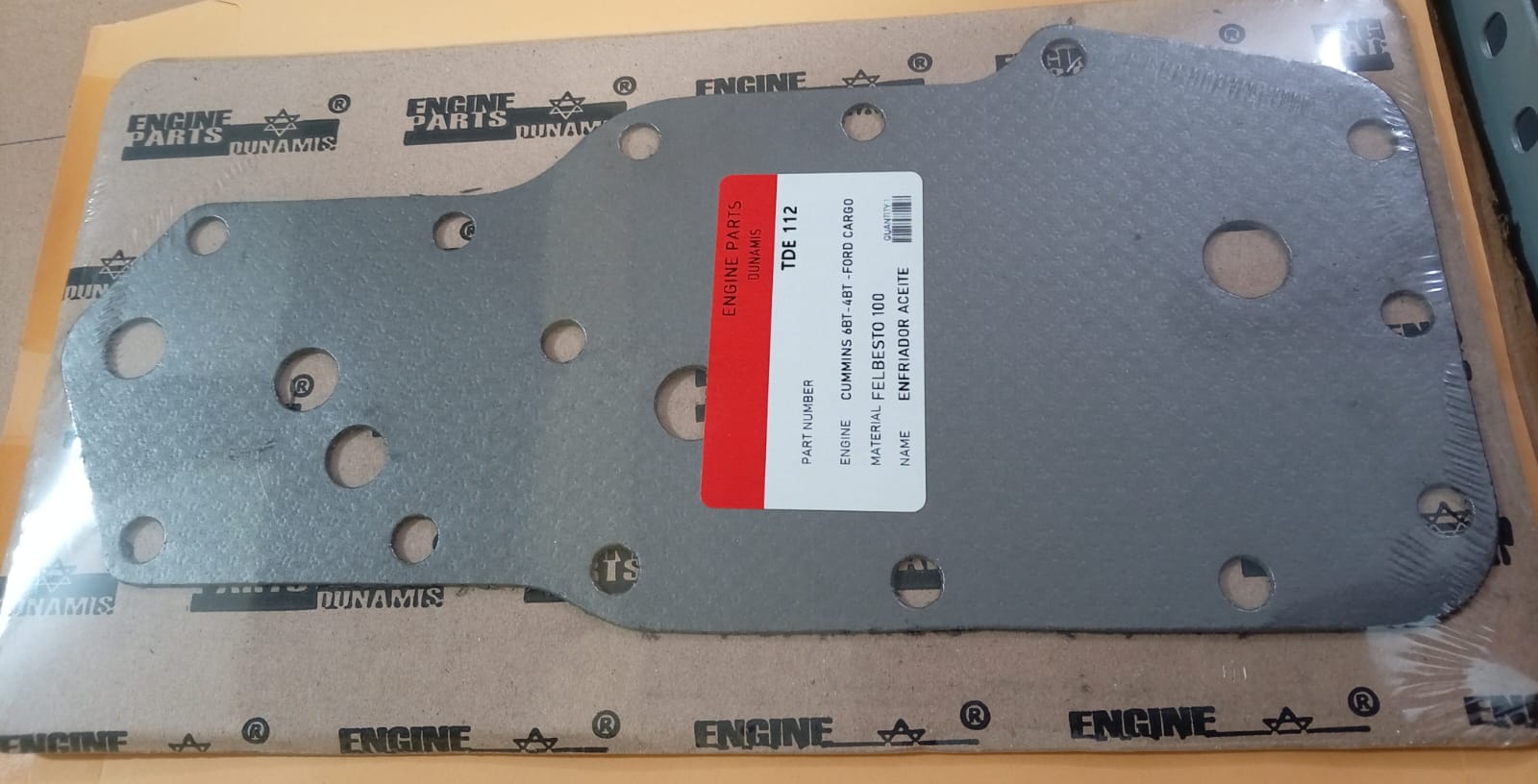 JUNTA DE BOMBA DE ACEITE CUMMINS 6 BT - 4 BT/FORD CARGO