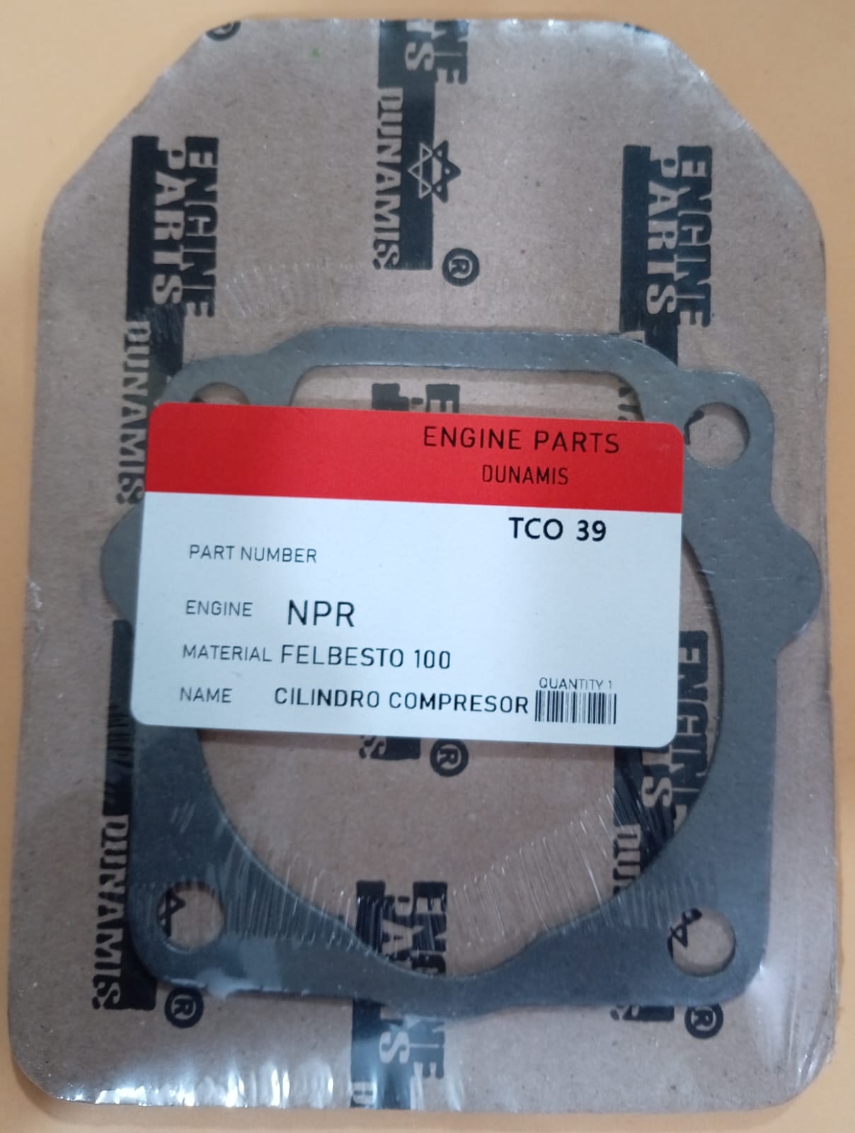 JUNTA DE CULATA CILINDRO COMPRESOR NPR