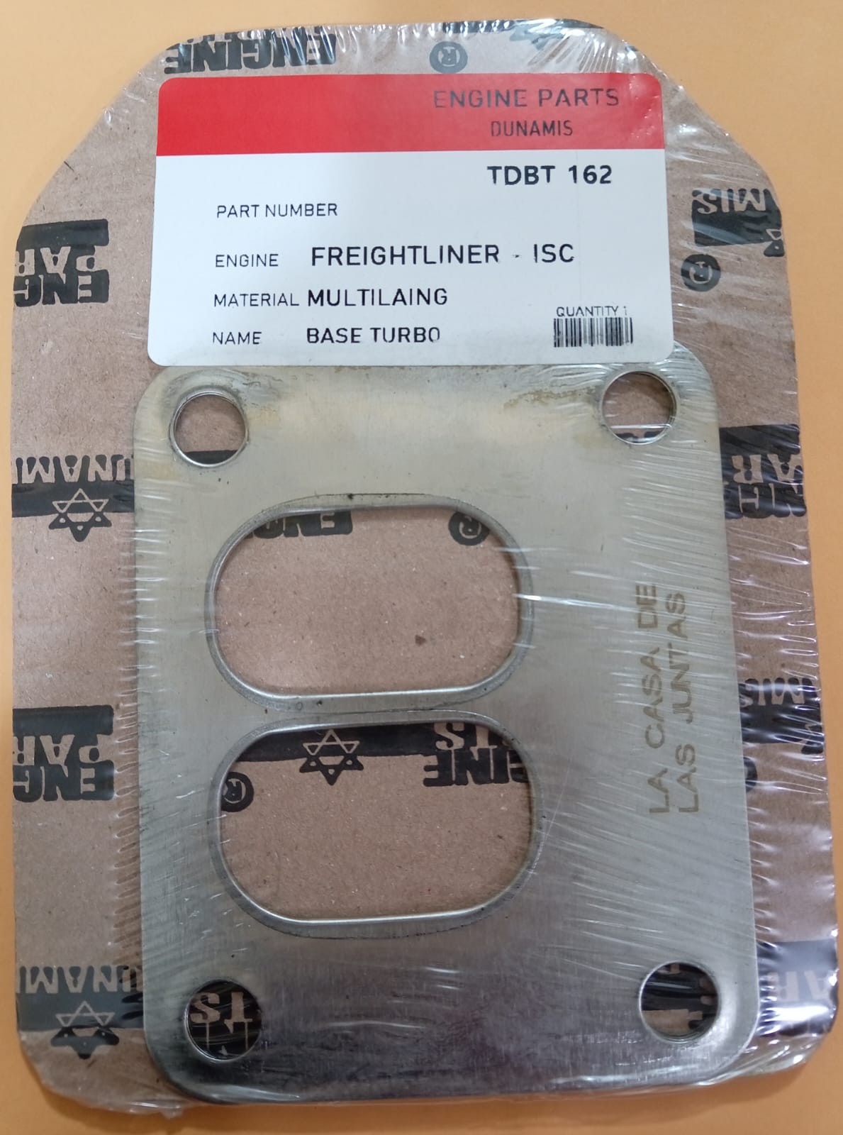 JUNTA DE TURBO CUMMINS ISX - ISC - ISM/FREIGHTLINER M2 106