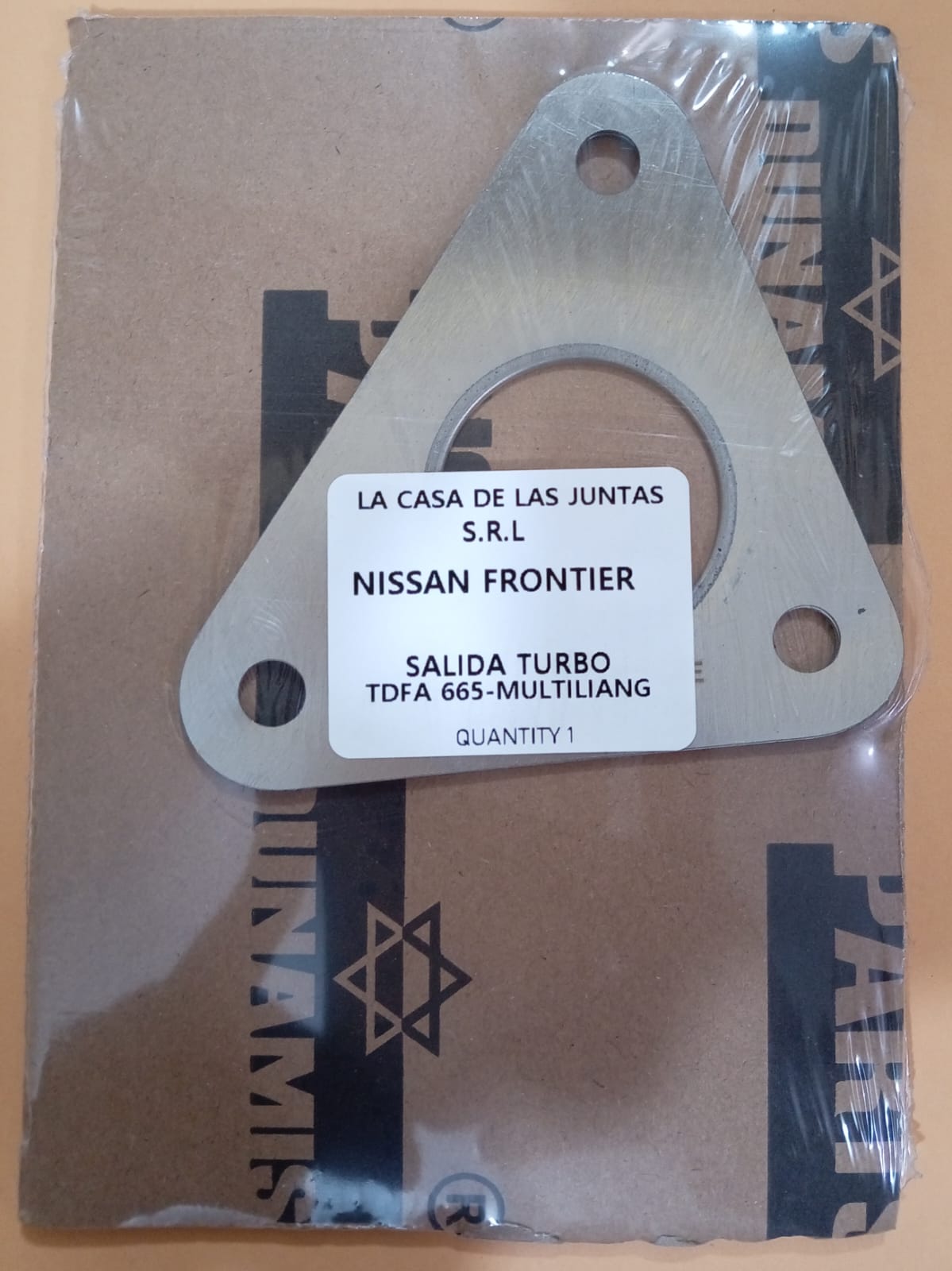 JUNTA DE TURBO NISSAN FRONTIER