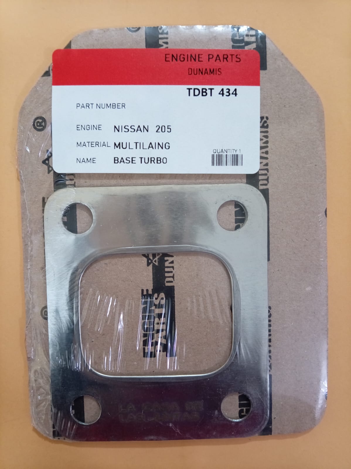 JUNTA DE TURBO NISSAN 205