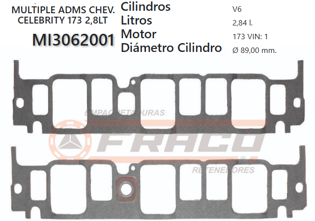 JUNTA DE ADMISION CHEVROLET 173 80/84.