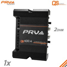 Amplificador de coche PRV Audio QS400.4 2Ohm compacto 4 canales digital clase D rango completo 400W