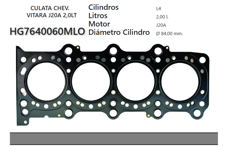 JUNTA DE CULATA SUZUKI GRAND VITARA 2.0 J20A 98/UP