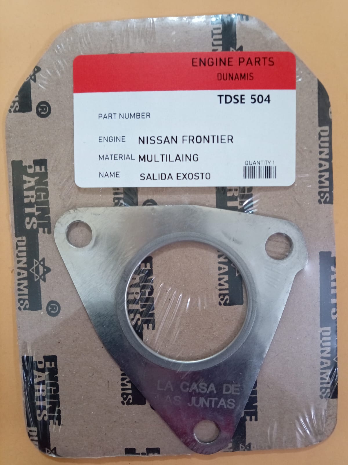 JUNTA DE MUFFLER Emp. Salida Exosto grande FRONTIER