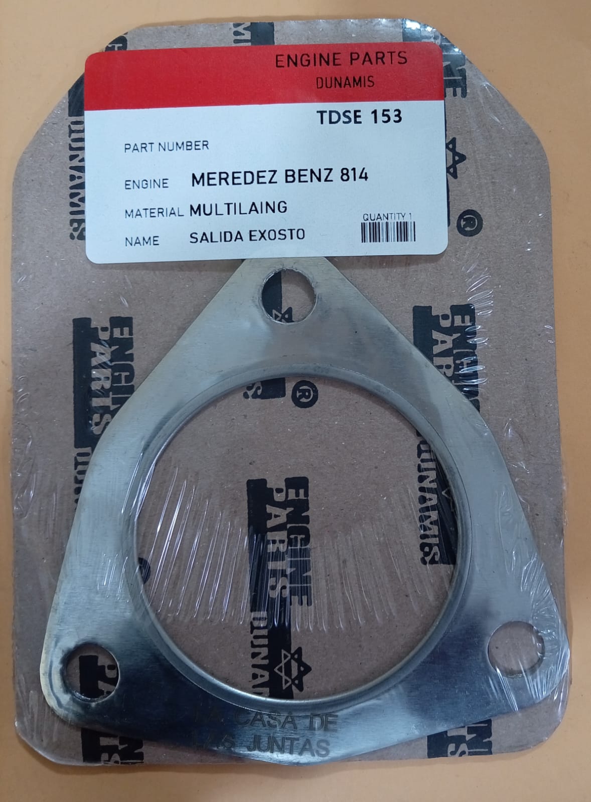 JUNTA DE ESCAPE. MERCEDES BENZ 814