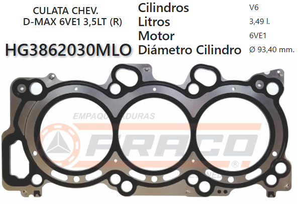 JUNTA DE CULATA ISUZU TROOPER 3.5 6VE1 98/_..(DER)