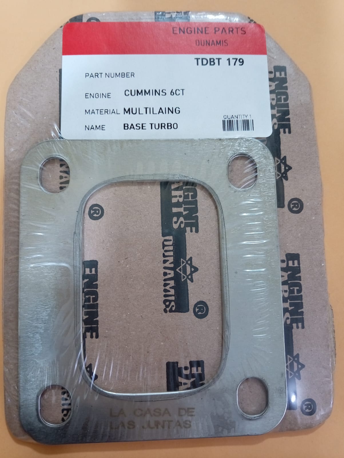 JUNTA DE TURBO BASE TURBO 6CT
