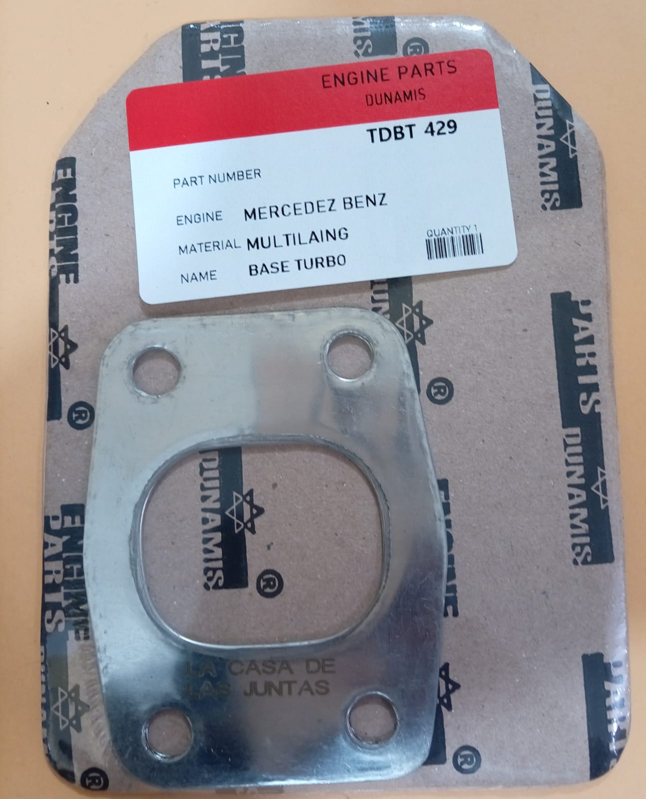 JUNTA DE TURBO MERCEDES BENZ