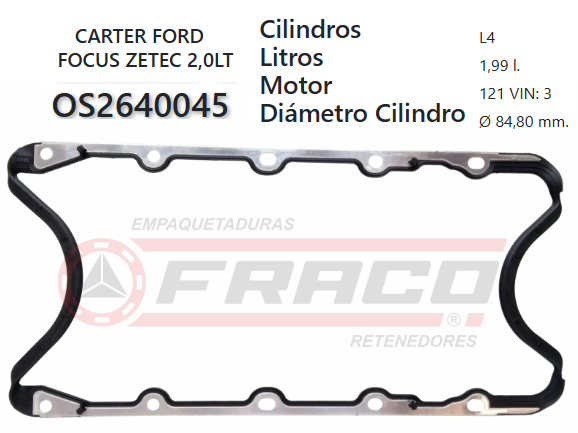 CRANK FORD FOCUS / CONTOUR / ESCORT 2.0 95/04